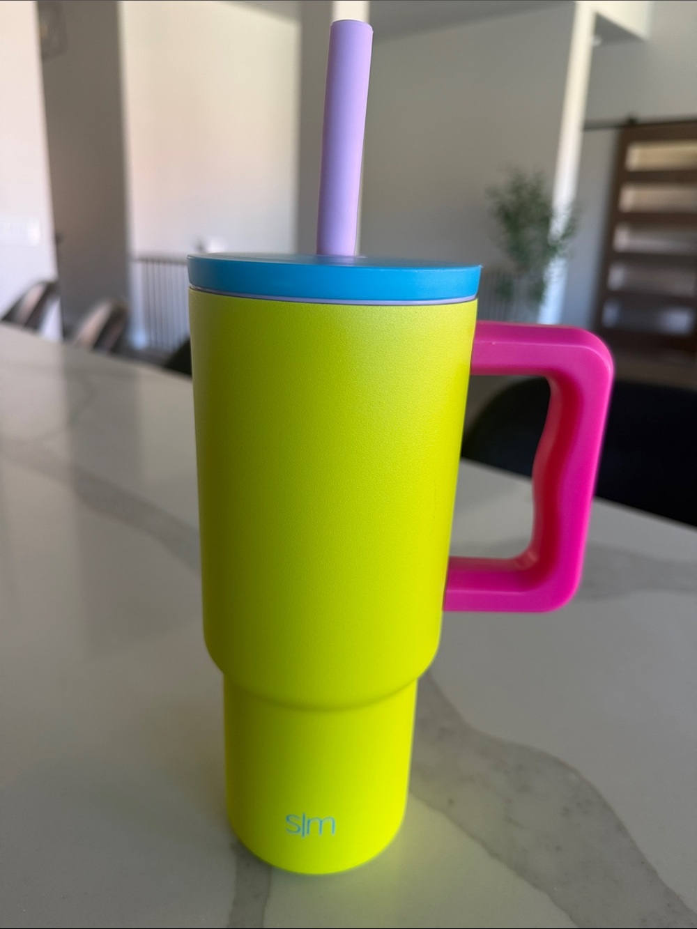 Simple Modern Kids 24 oz Tumbler w Handle Silicone Straw Spill Proof Leak Resist